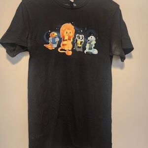 Black Graphic Short Sleeve Tee